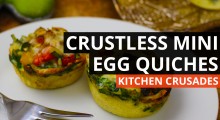 Crustless Mini Egg Quiches with A Whole Lotta Zang