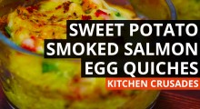 Sweet Potato & Smoked Salmon Egg Quiches